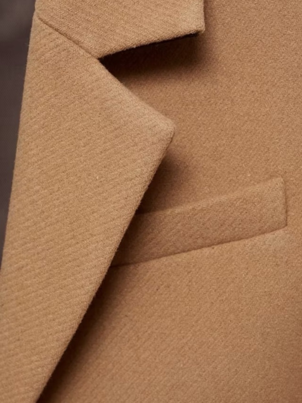 MANGO Long Structured Wool Coat - Picture 2 of 3